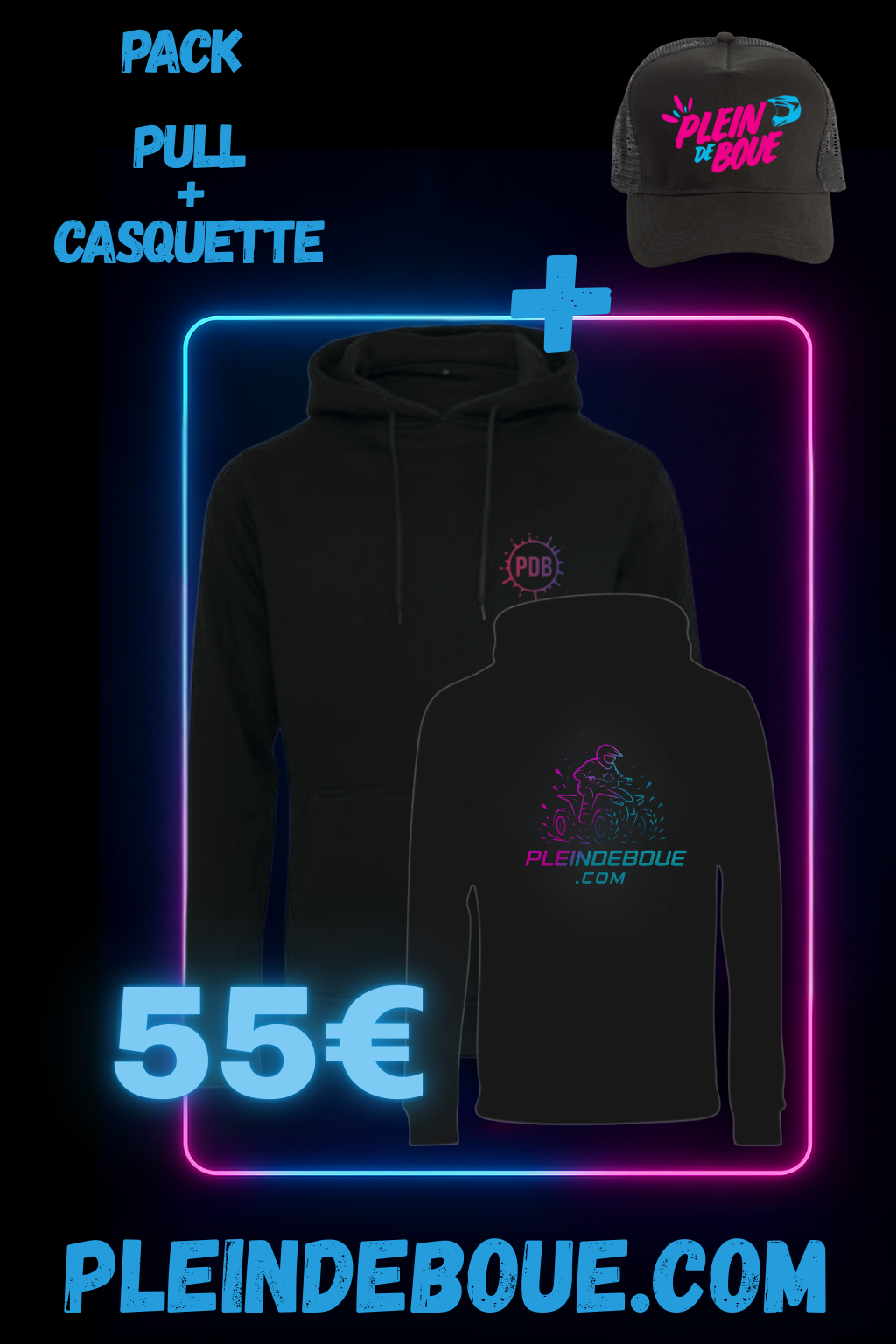 Pack Pull + casquette