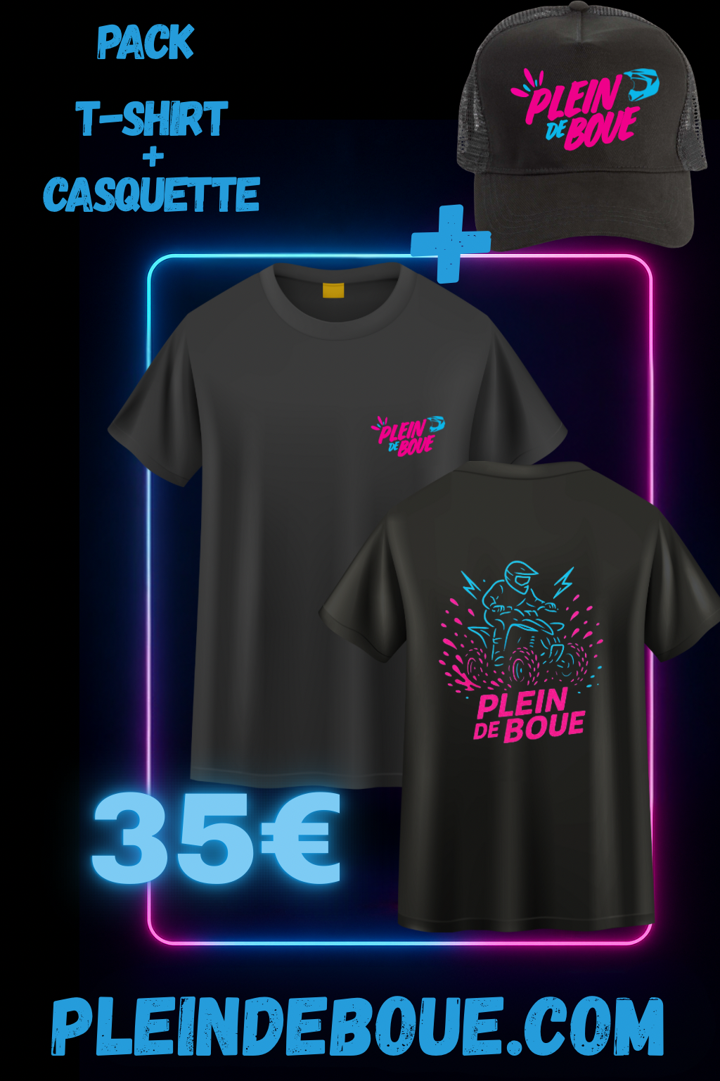 Pack T-shirt + casquette